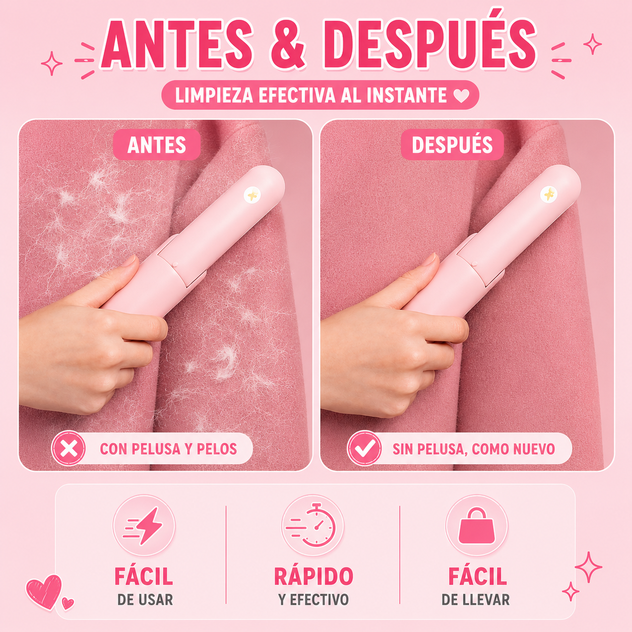 Quitapelusa Mini Portatil